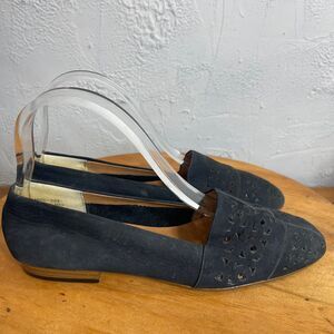 Art Effects Flats Womens 8 Black Nubuck Slip On Comfort Minimalist Classic